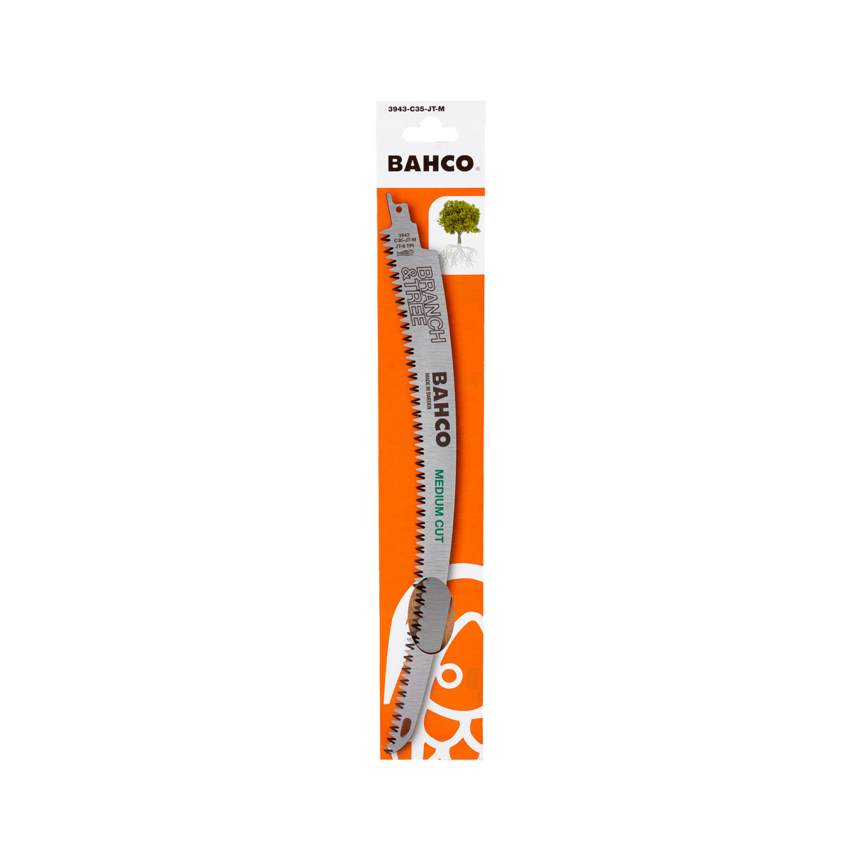 Bajonettsagblad bueformet for middels grovt snitt 3943-C35-JT-M