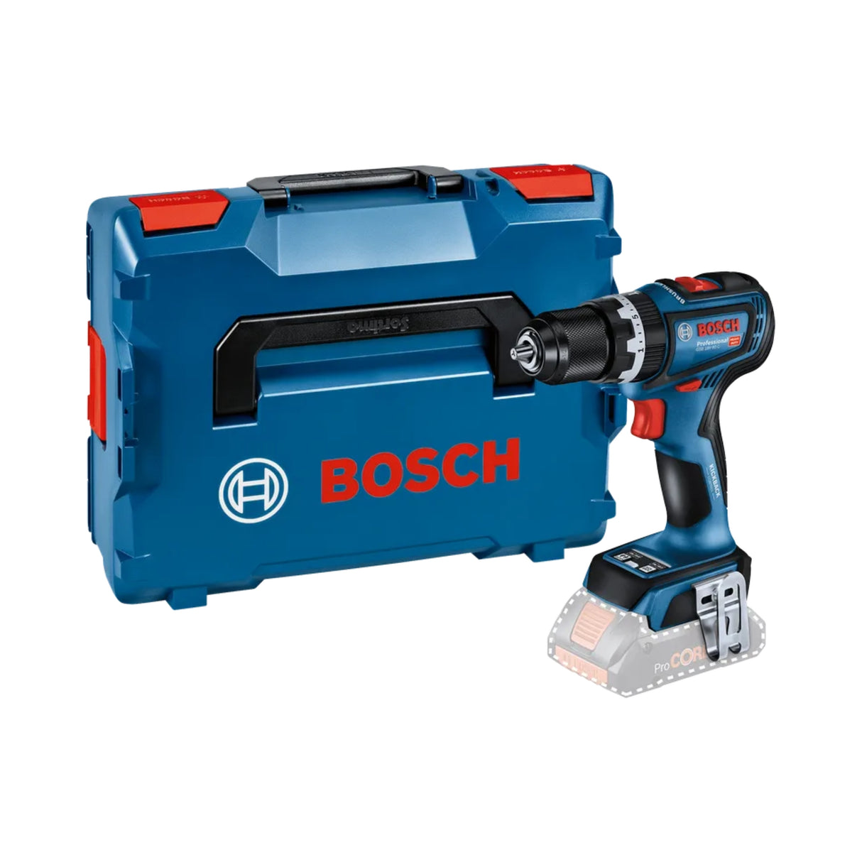 Drill GSR 18V-90 C Solo L-BOXX (06019K6002) Uten Batteri