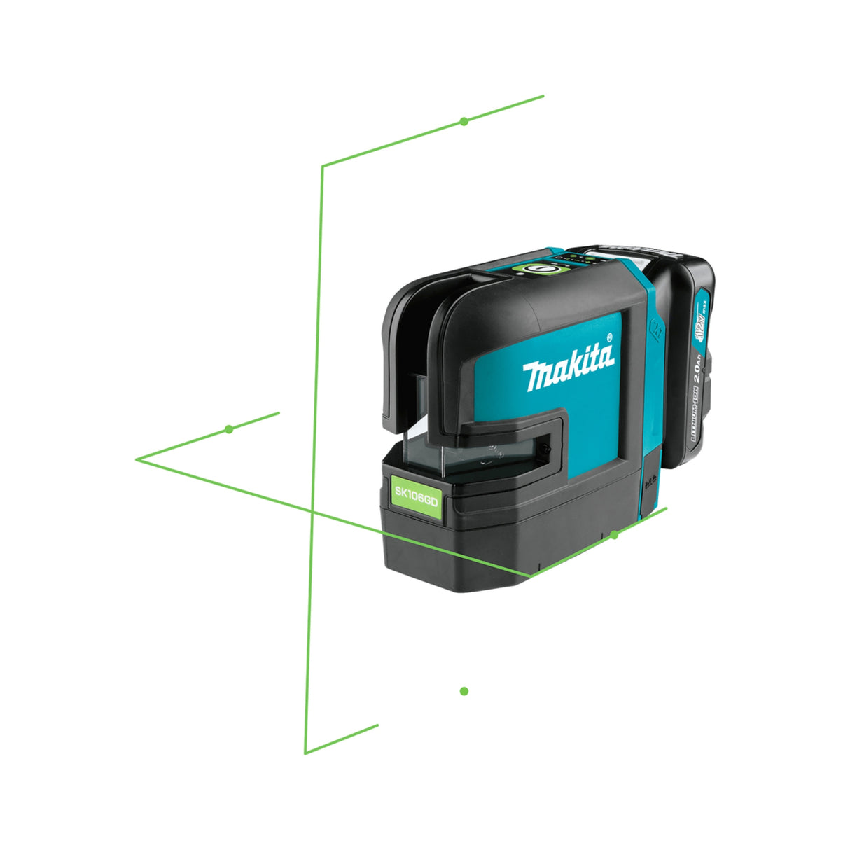 SK106GDZ Kryss- og punktlaser CXT® grønn (Uten batteri)