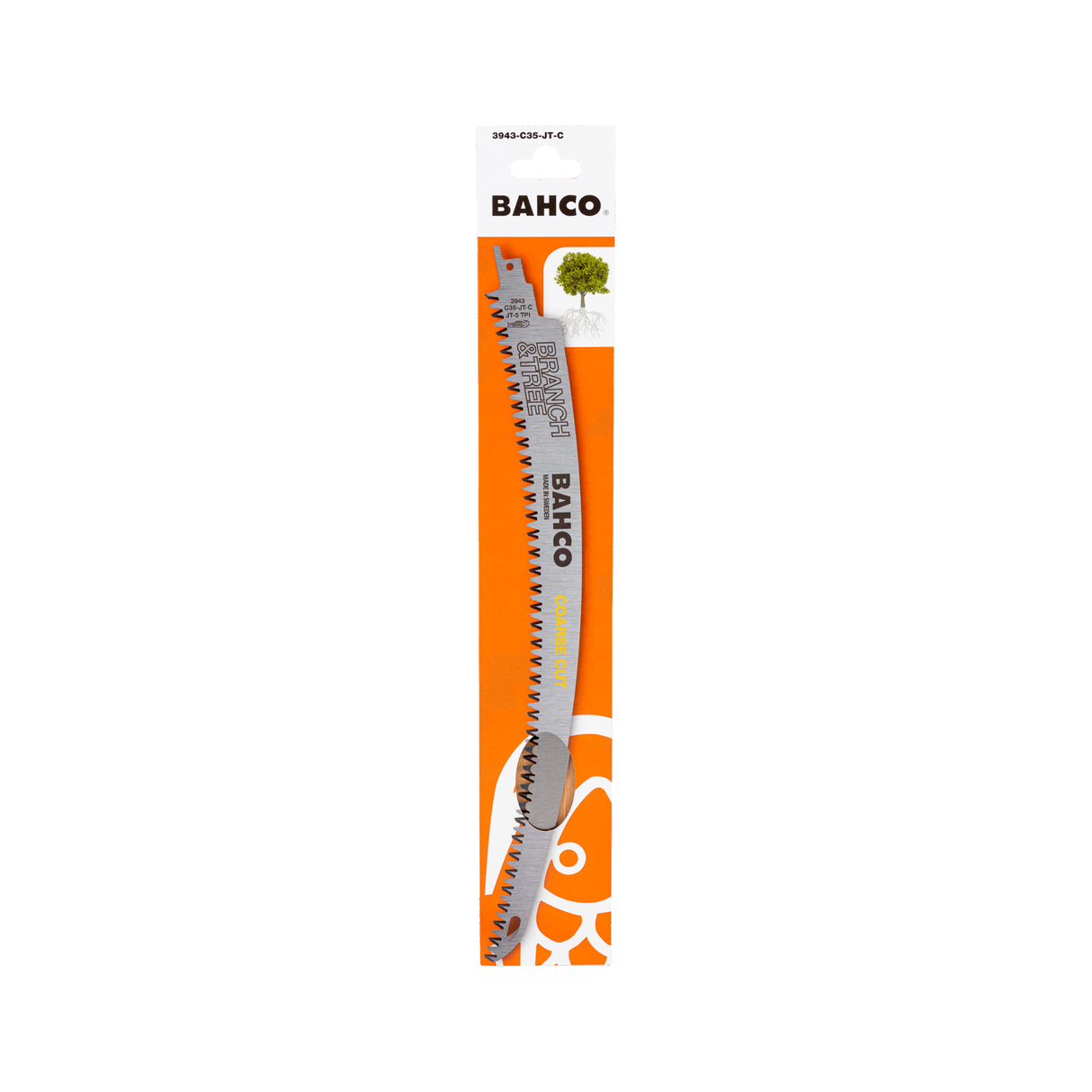 Bajonettsagblad langt buet for grove snitt 3943-C35-JT-C