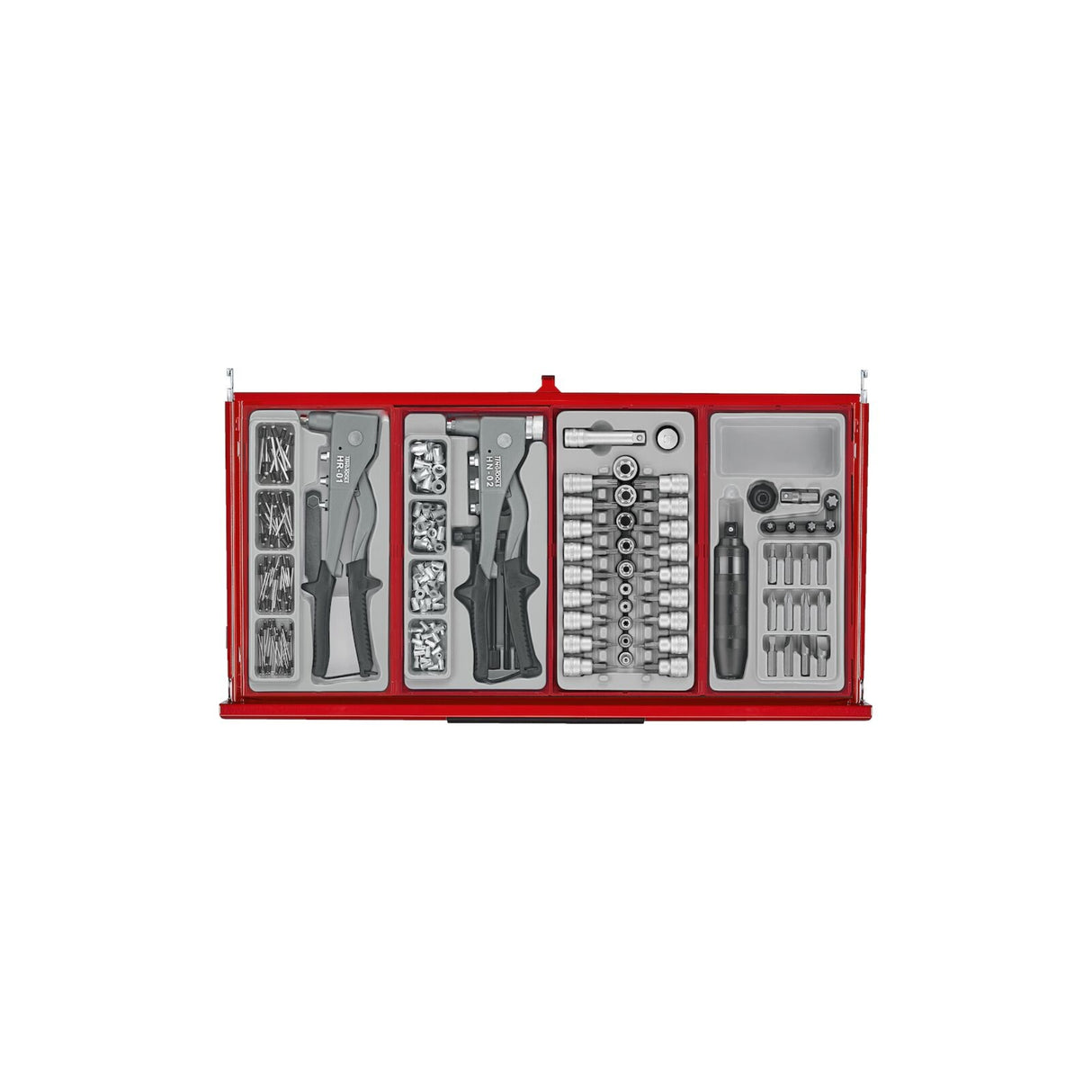 26" PRO35™ stablet verktøysett 753 deler rød TKS26R753T