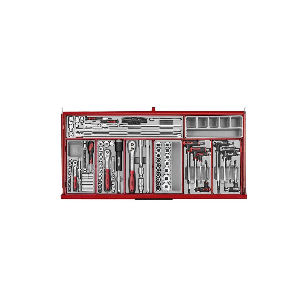 37" PRO35™ verktøysett 663 deler rød TKW37R663T
