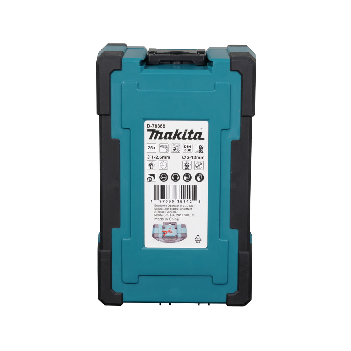 D-78368 Metallborsett HSS-GS, 25 stk