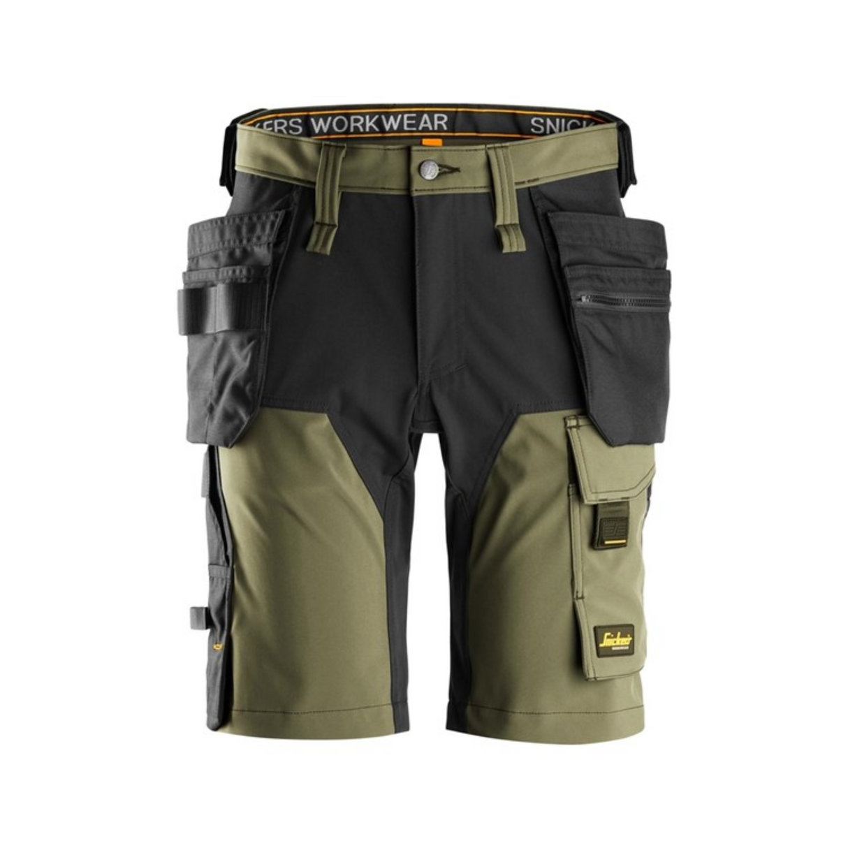 AllroundWork, 6175 Arbeidsshorts i fireveis stretch med hylsterlommer