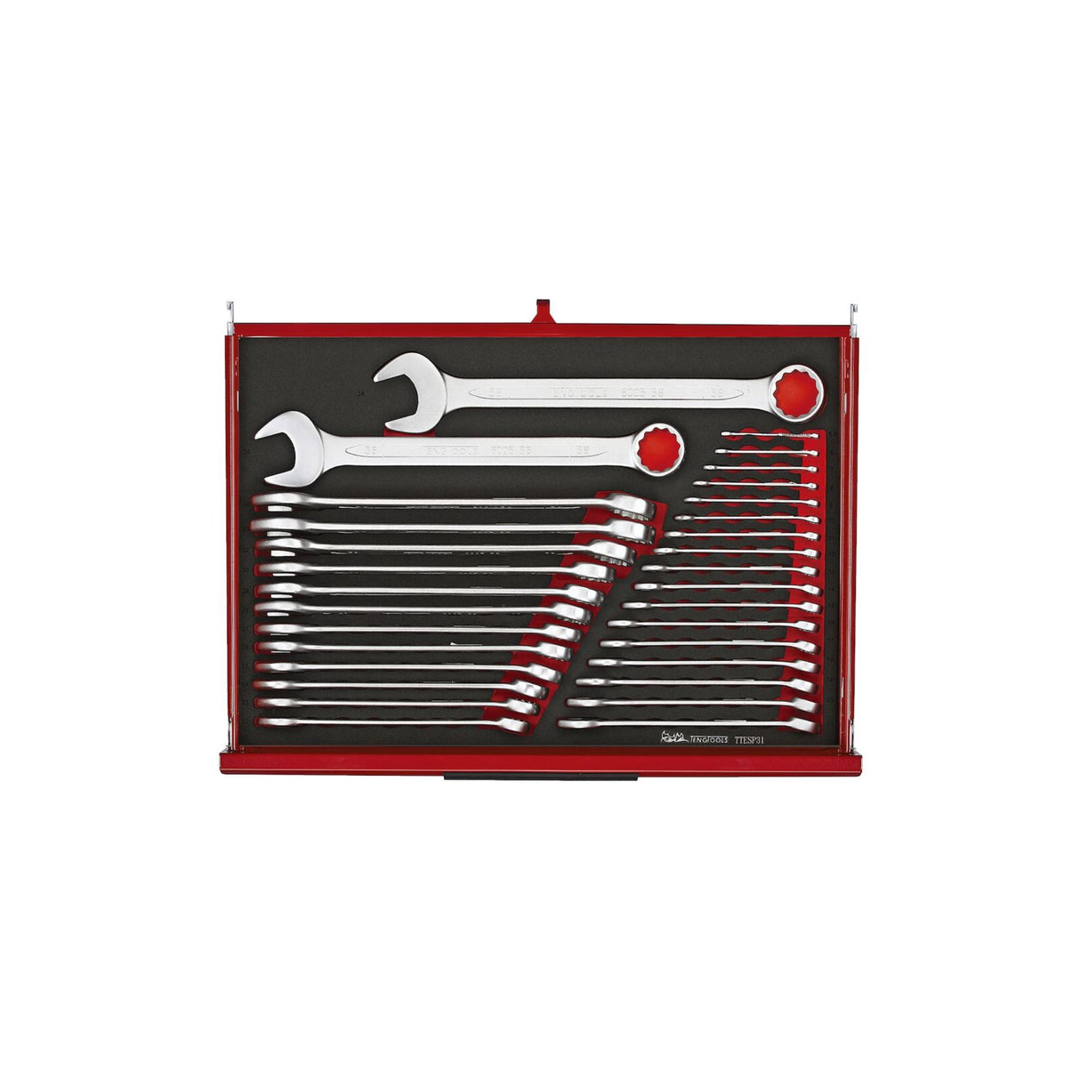 53" PRO35™ Monster stablet verktøysett FOAM 1133 deler rød TKS53R1133F