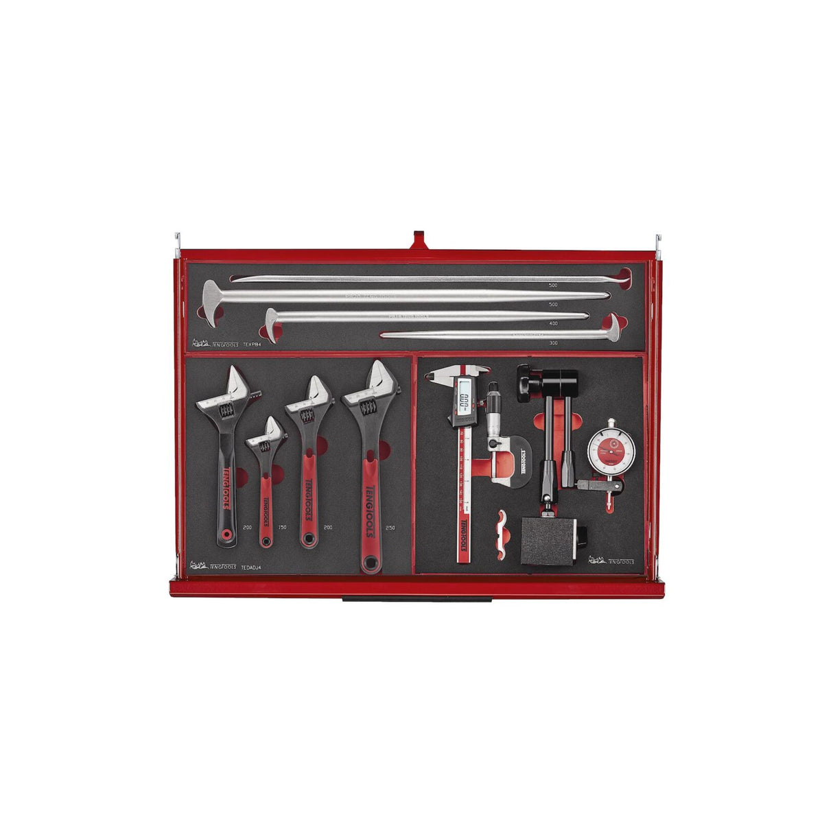 53" PRO35™ Monster stablet verktøysett FOAM 1133 deler rød TKS53R1133F