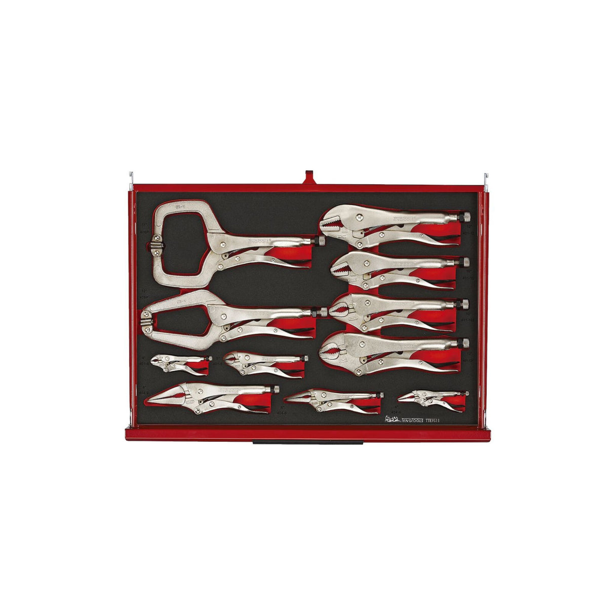 53" PRO35™ Monster stablet verktøysett FOAM 1133 deler rød TKS53R1133F