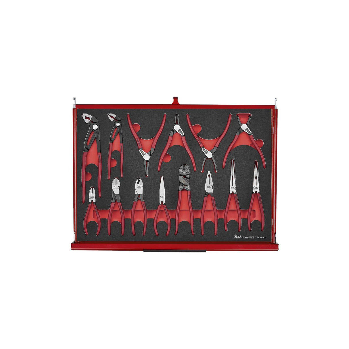 53" PRO35™ Monster stablet verktøysett FOAM 1133 deler rød TKS53R1133F