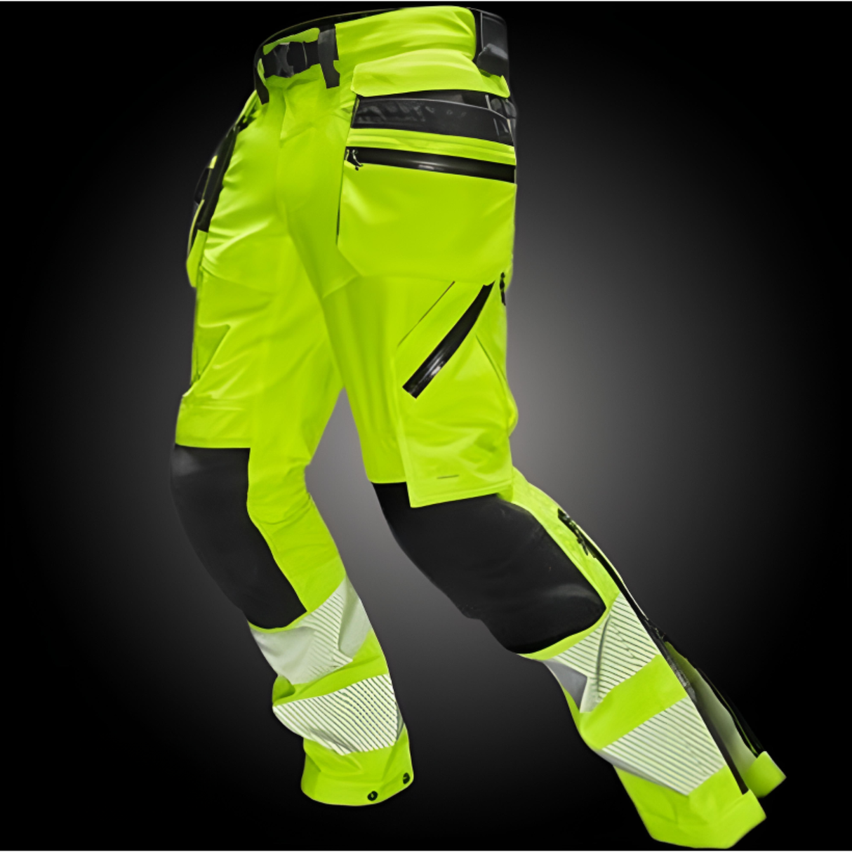 High-Vis 6930, Arbeidsbukse med avtakbare hylsterlommer, Klasse 2