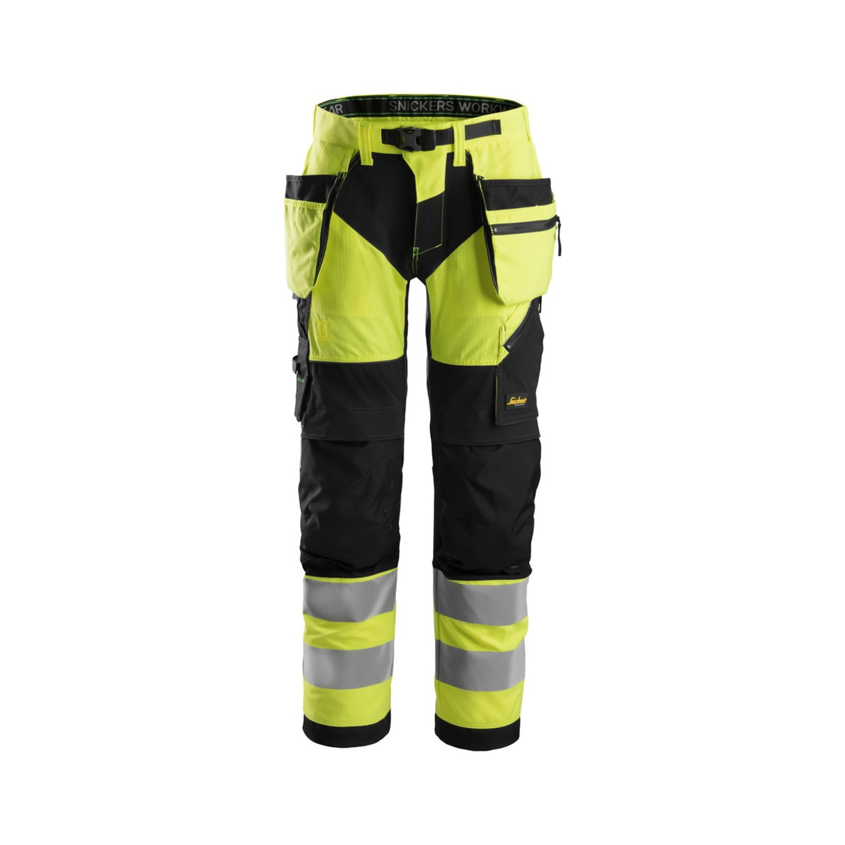 6932 High-Vis Arbeidsbukse med hylsterlommer, Klasse 2
