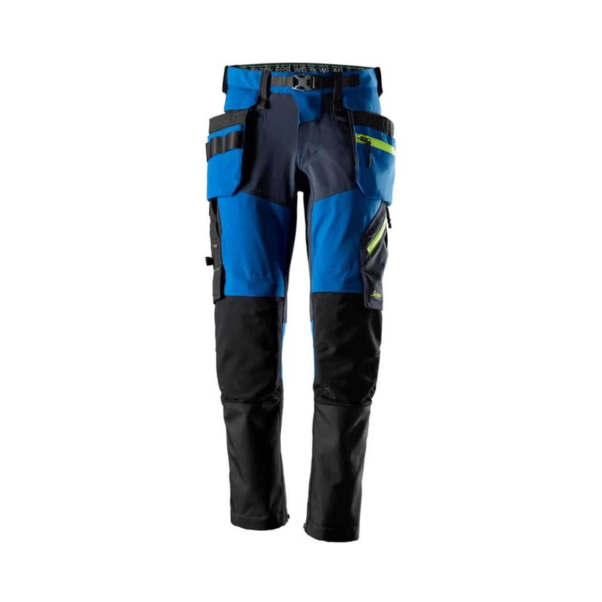 Softshellbukse Snickers med stretch og avtakbare hylsterlommer (6940)