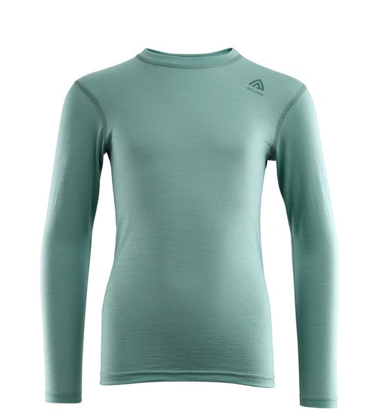 LightWool 140 crewneck Jr Oil Blue