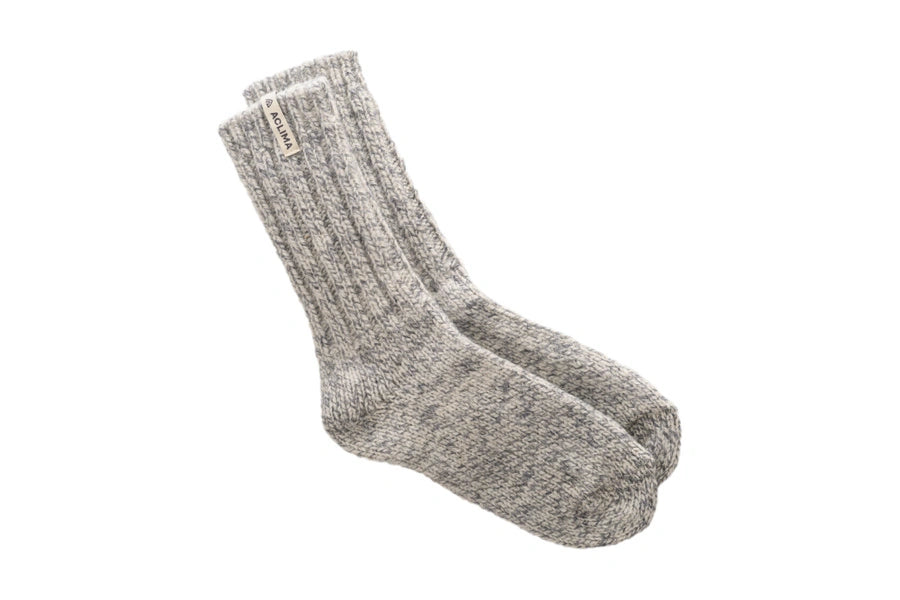 Norwegian Wool socks Grå/ Hvit