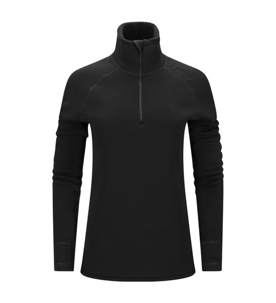 FleeceWool Polo w/ zip M's Jet Black