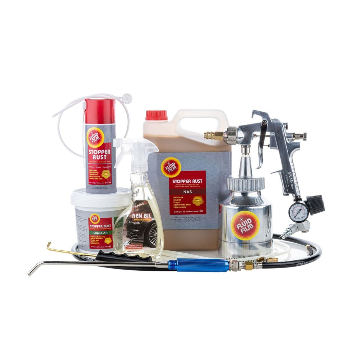 Fluid Film-pakke med trykkbegerpistol TB301