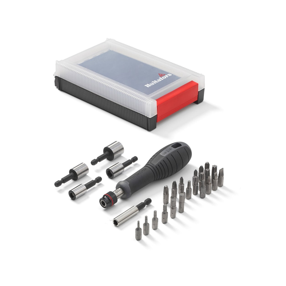 Bitsskrutrekkersett med korte bits