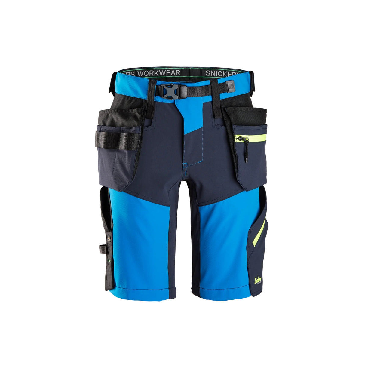 Softshellshorts Snickers stretch med faste hylsterlommer FlexiWork (6140)