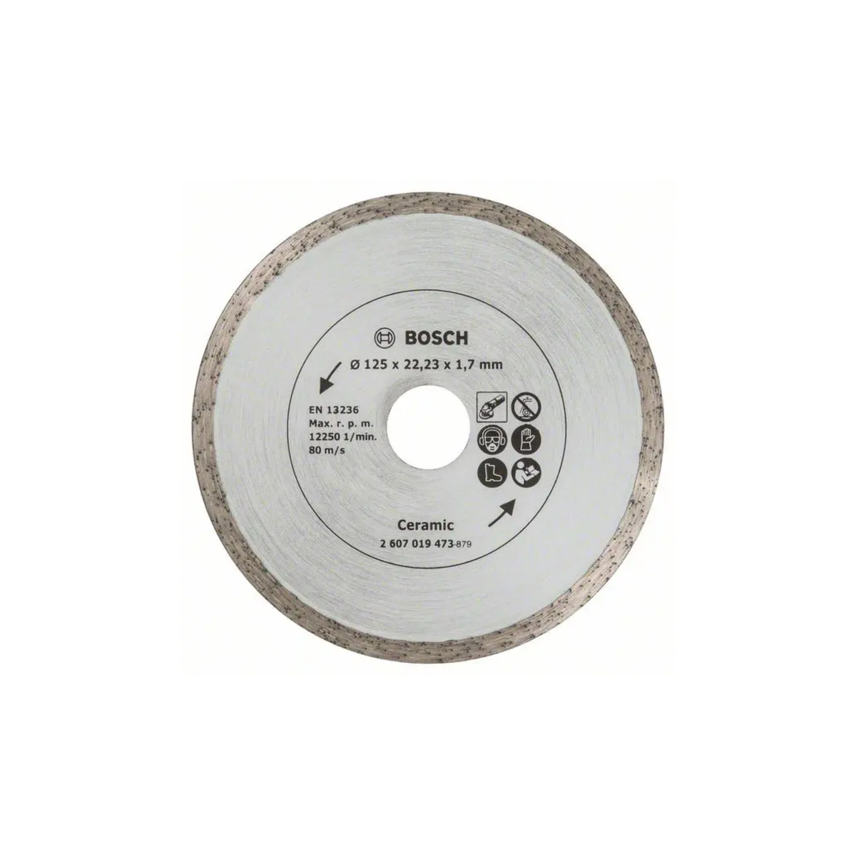 Diamantkappeskive for fliser, Ø 125 mm
