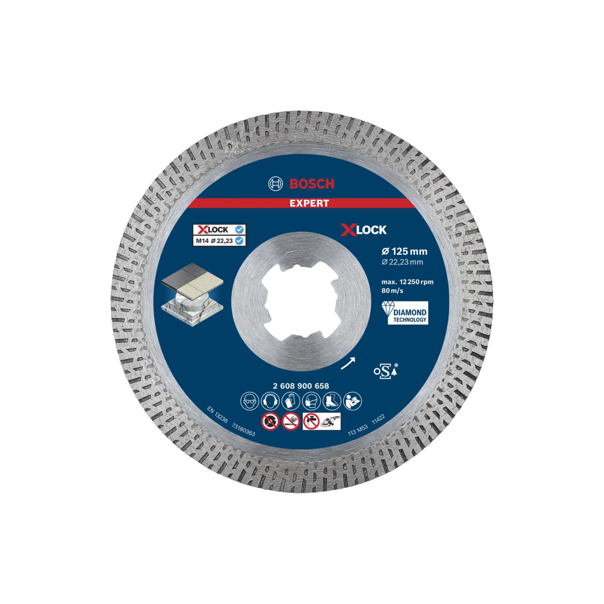 DIAMANTSKIVE XL HARDCERAMIC 125MM