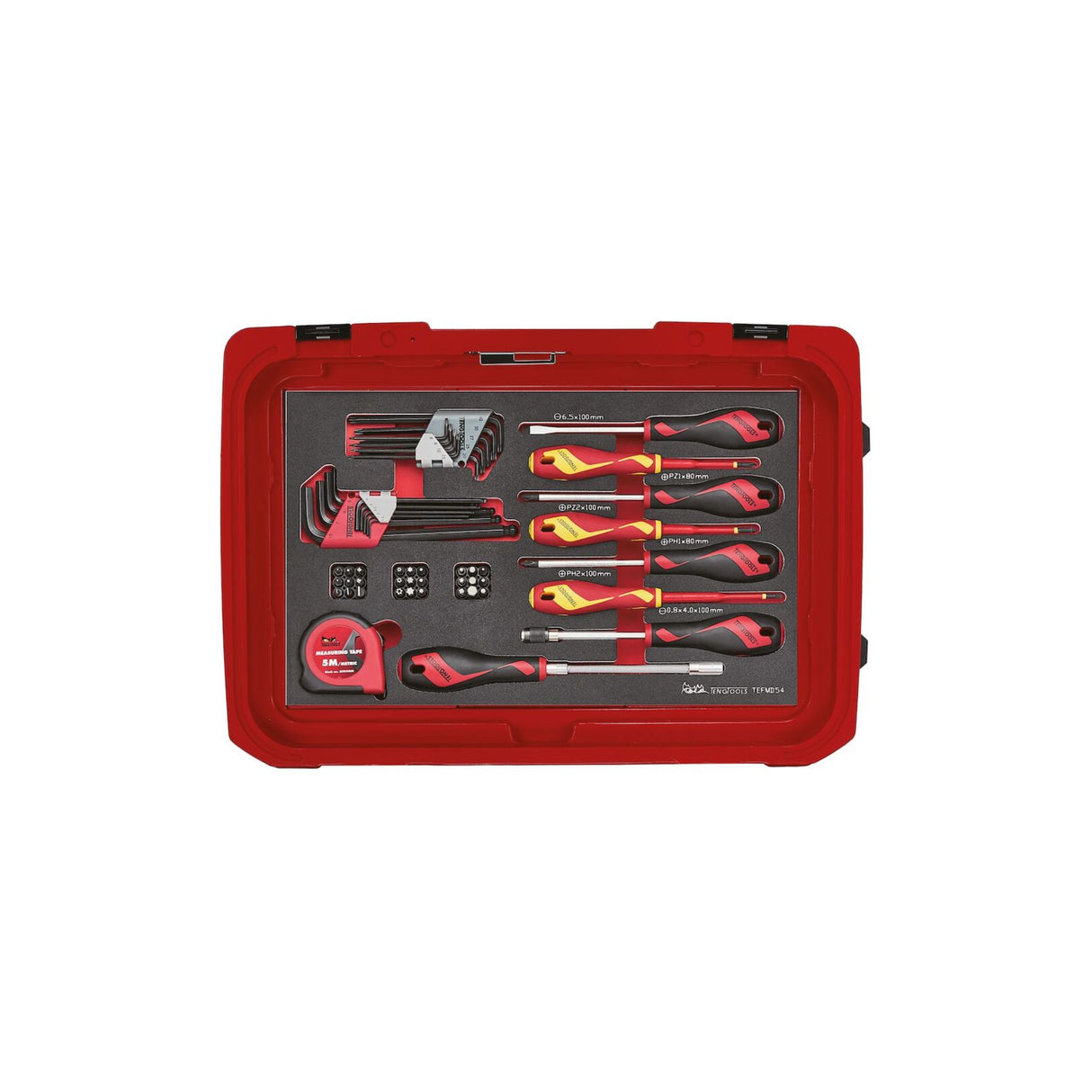 MECCA PRO TC-9 FOAM verktøysett, 118 deler SCE1