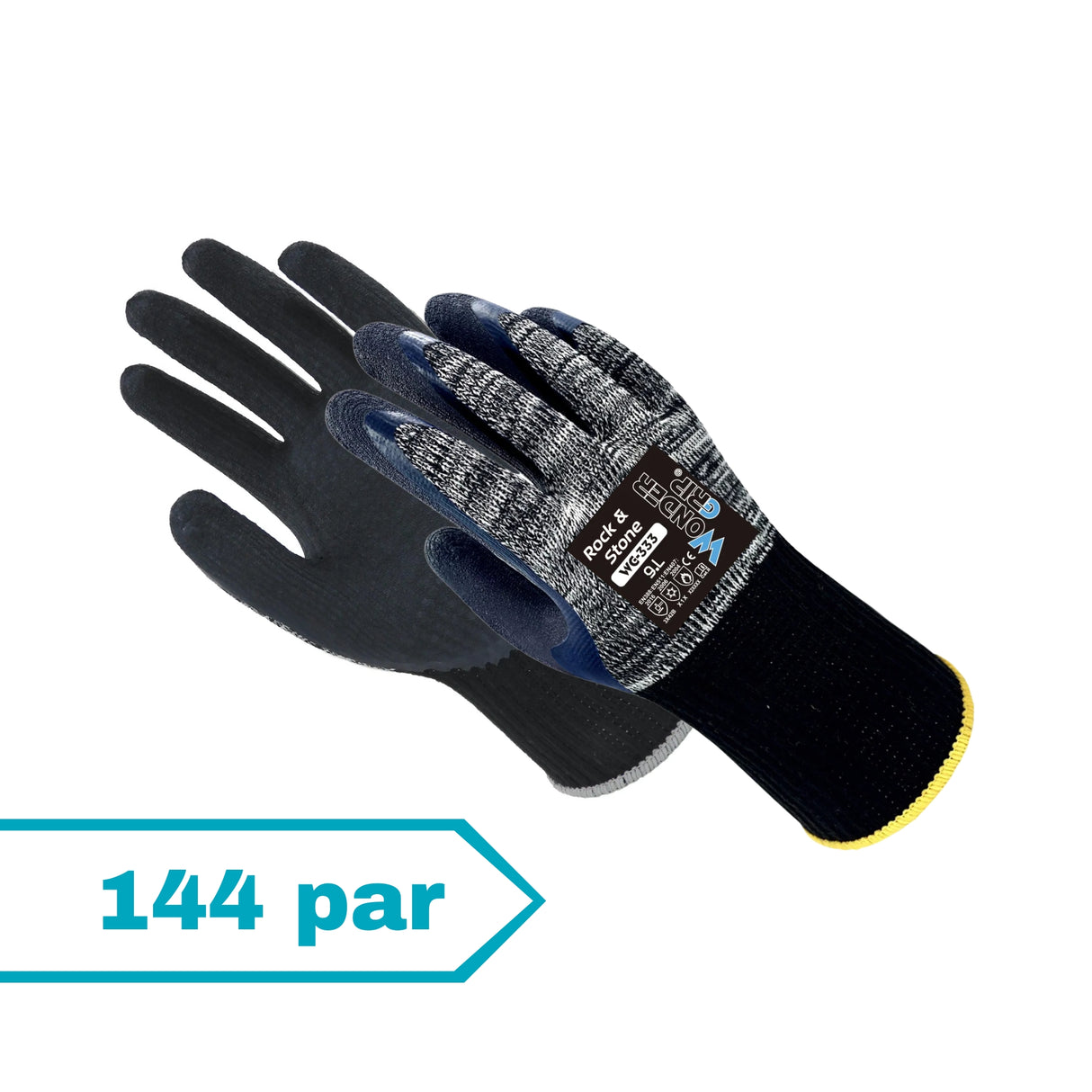 Monteringshansker WG-333 Rock'n Stone, 144 par