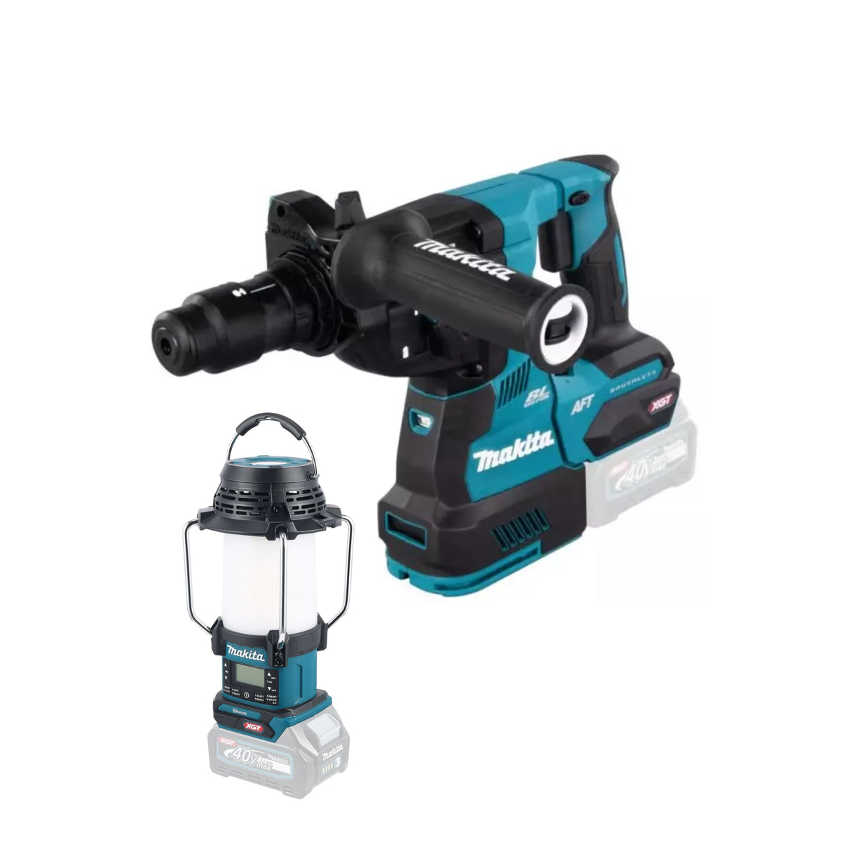 Kombihammer Makita XGT ®HR004G - Få med radiolampe på kjøpet - (uten batteri) - begrenset antall