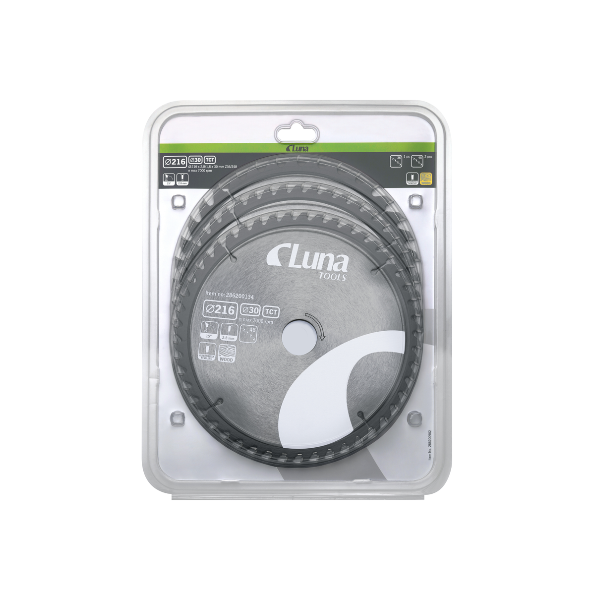 Sirkelsagblad TCT Standard, 3 pk (286200902)