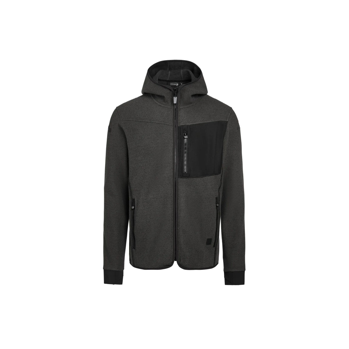 Fleecejakke Univern Larvik Hoodie 98410 grå
