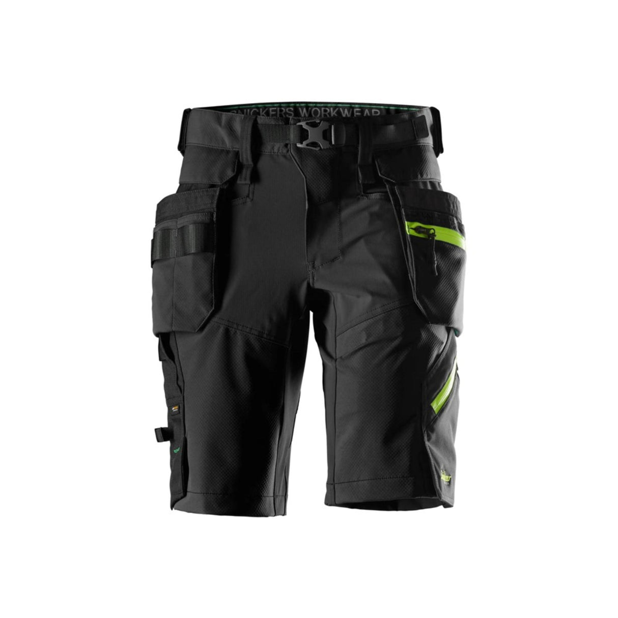 Softshellshorts Snickers stretch og avtakbare hylsterlommer FlexiWork (6140)