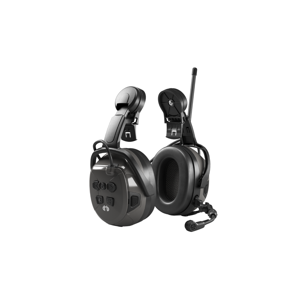 Hørselsvern DAB+ Bluetooth® Multi-Point FM-radio Synergy DR hjelmfeste