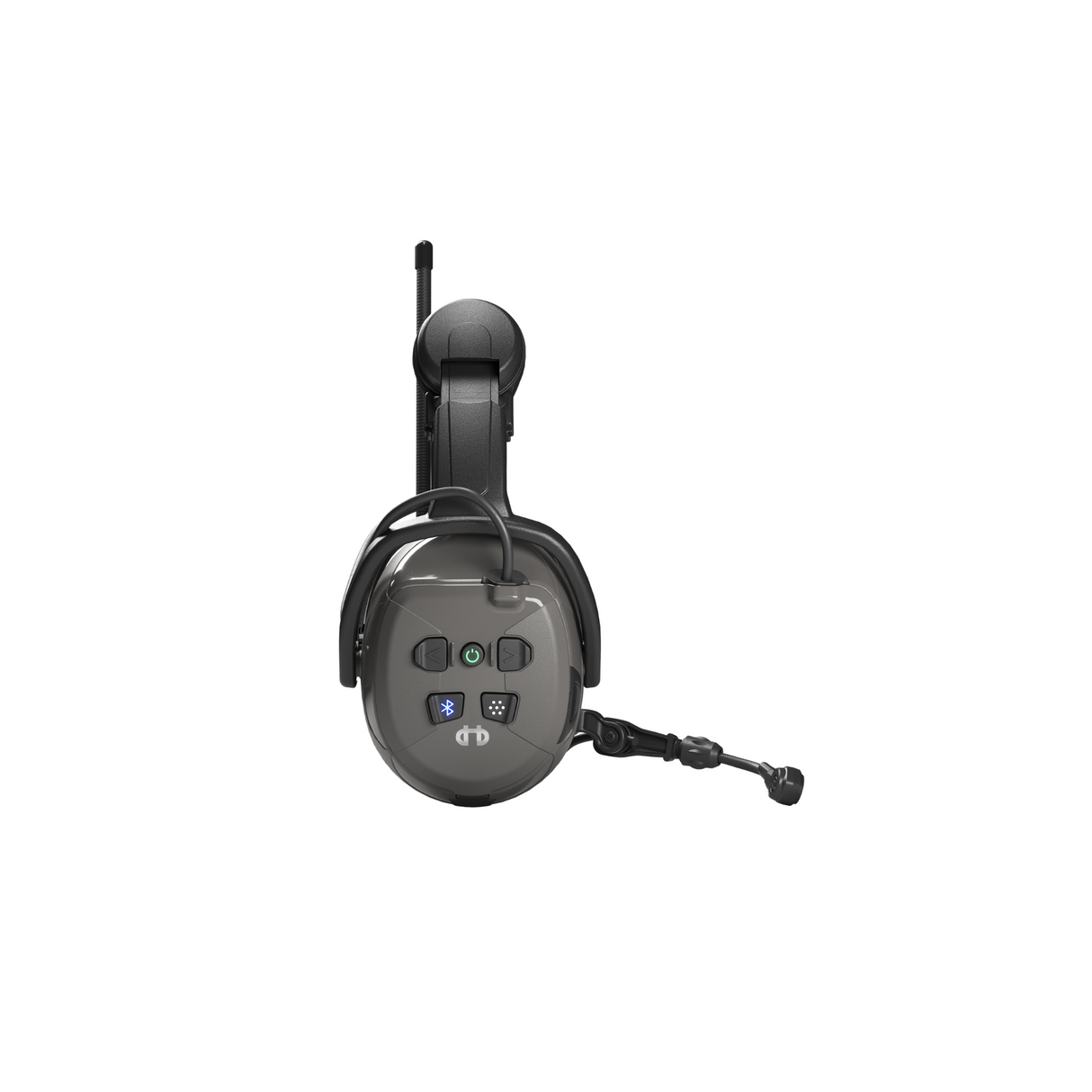 Hørselsvern DAB+ Bluetooth® Multi-Point FM-radio Synergy DR hjelmfeste