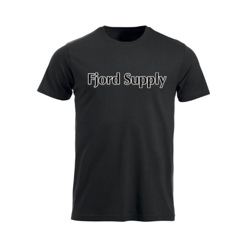T-skjorte Fjord Supply med logo - 1 gratis pr. bestilling (gjelder utvalgte varer)