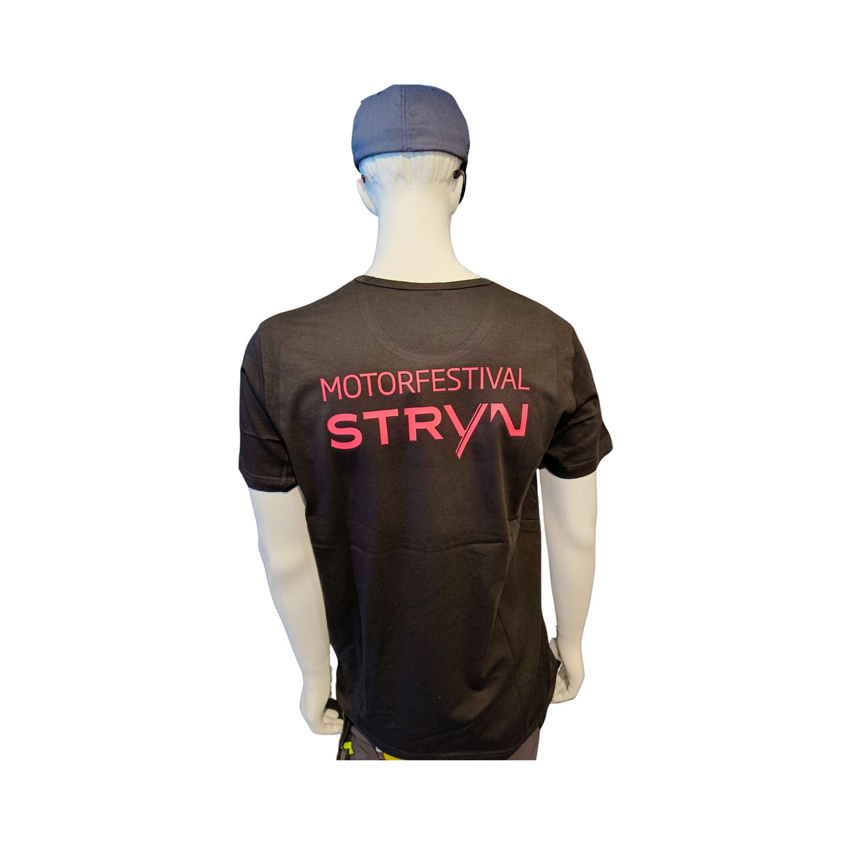 T-skjorte motorfestival Stryn, rosa logo