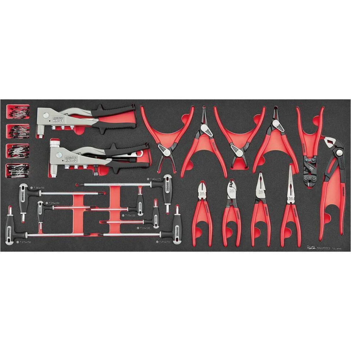Teng Tools TKW37R525FC Verktøyvogn med verktøy 525 deler
