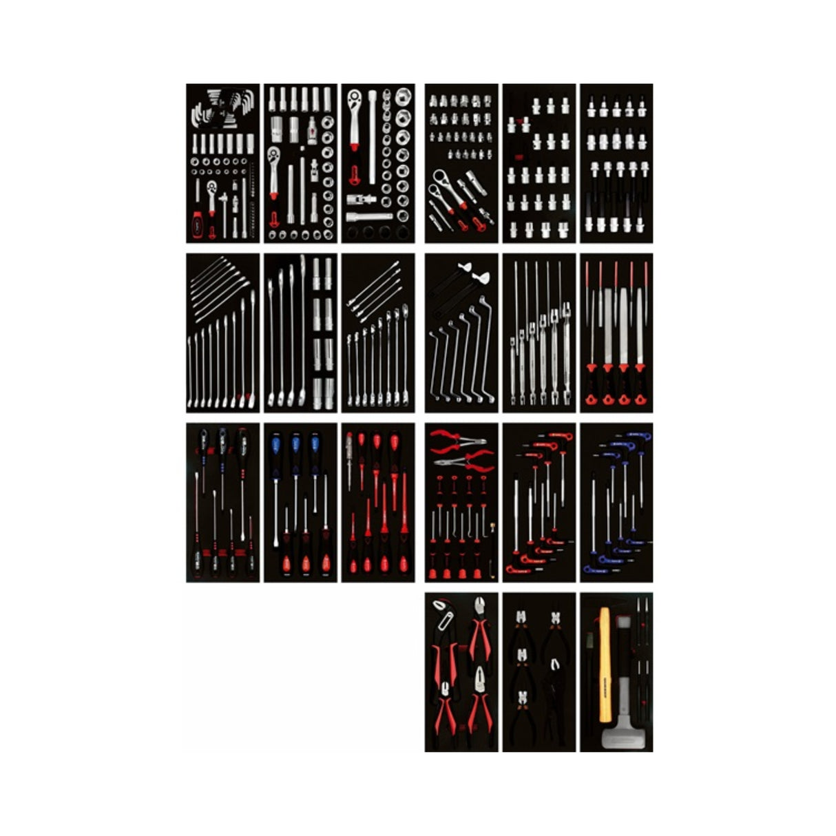 Verktøyvogn, 326 deler