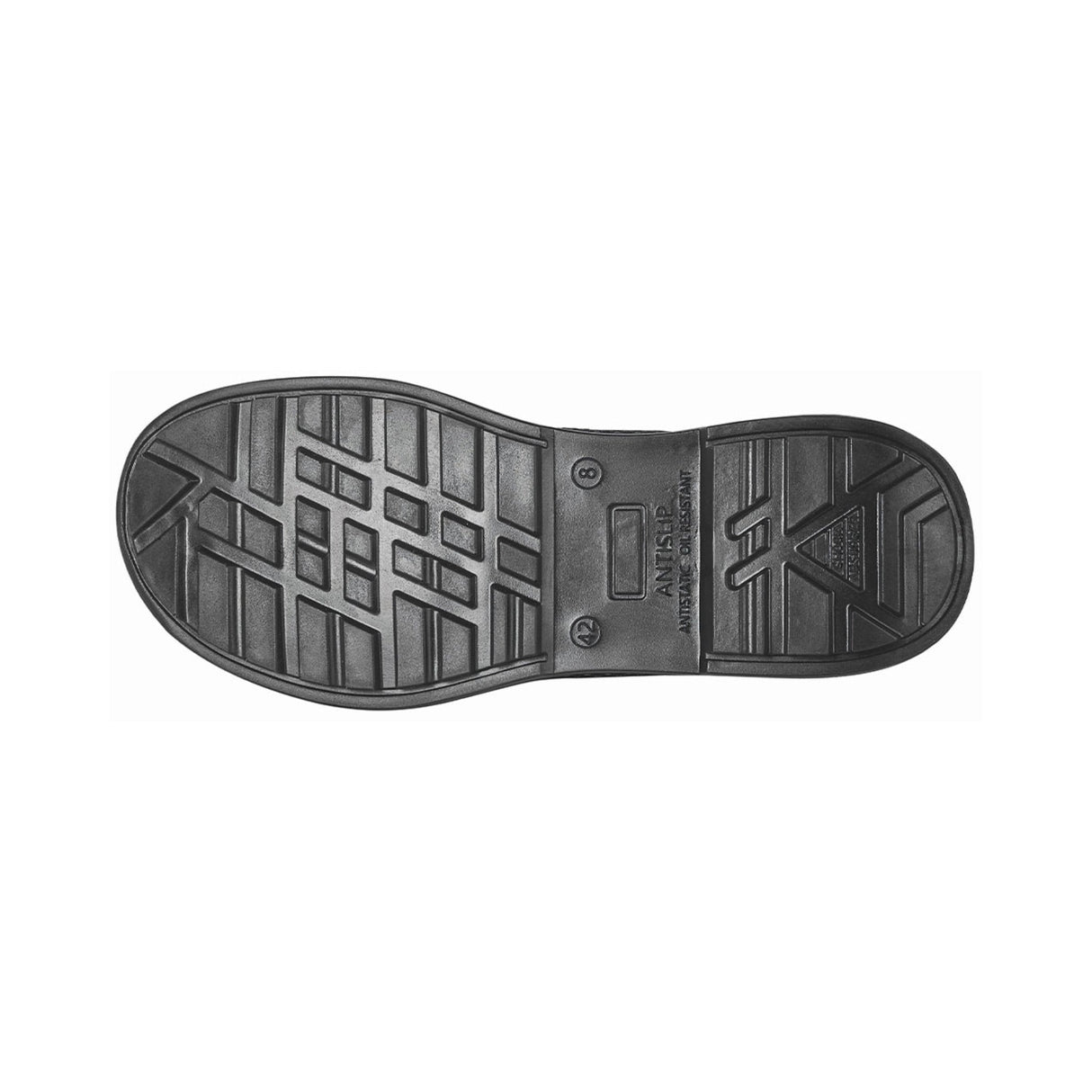 Vannavvisende arbeidssko med pustende innerfôr og slitesterk yttersåle i PU.