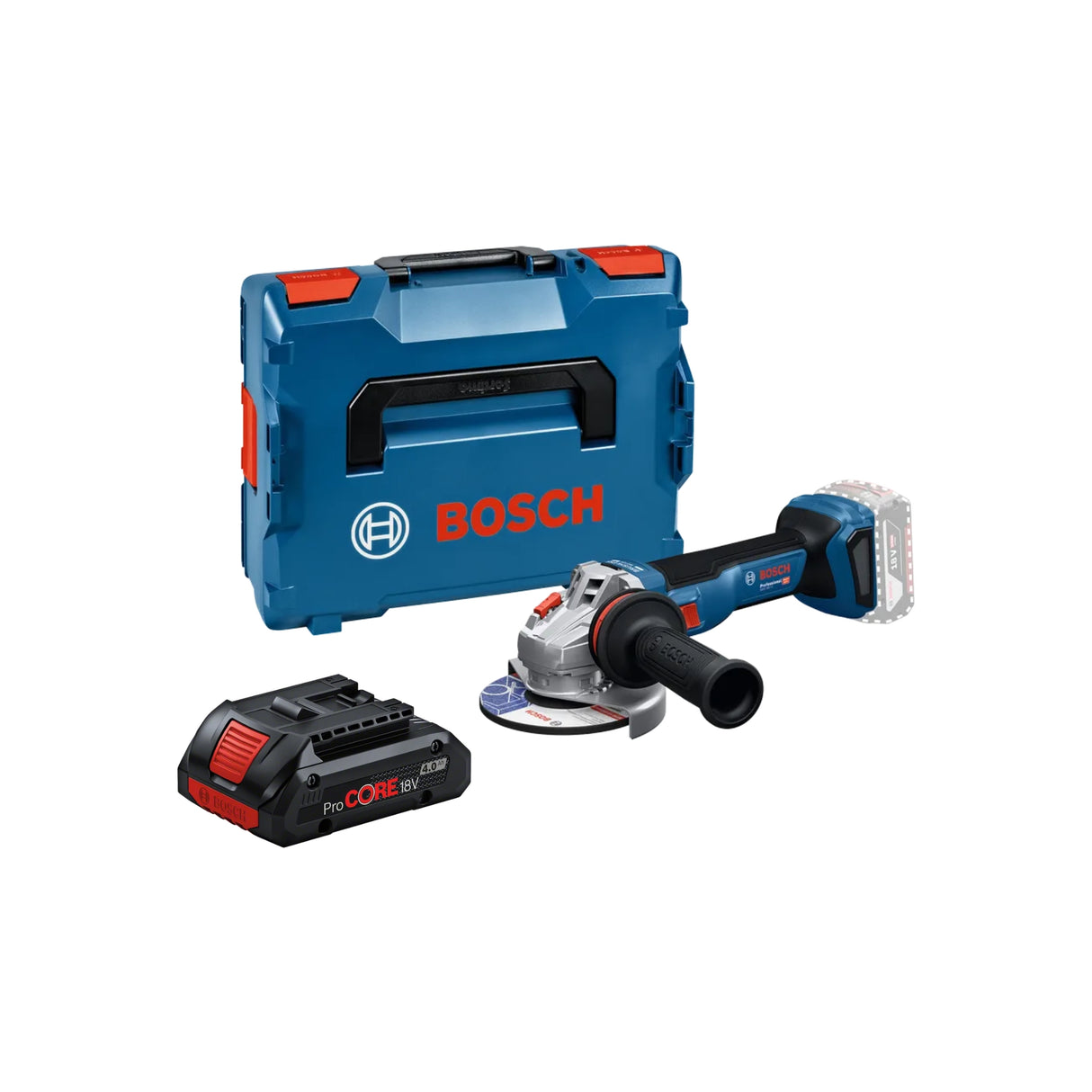 Vinkelsliper Bosch GWS 18V-11 Professional inkl. ProCORE 18V 4.0Ah batteri
