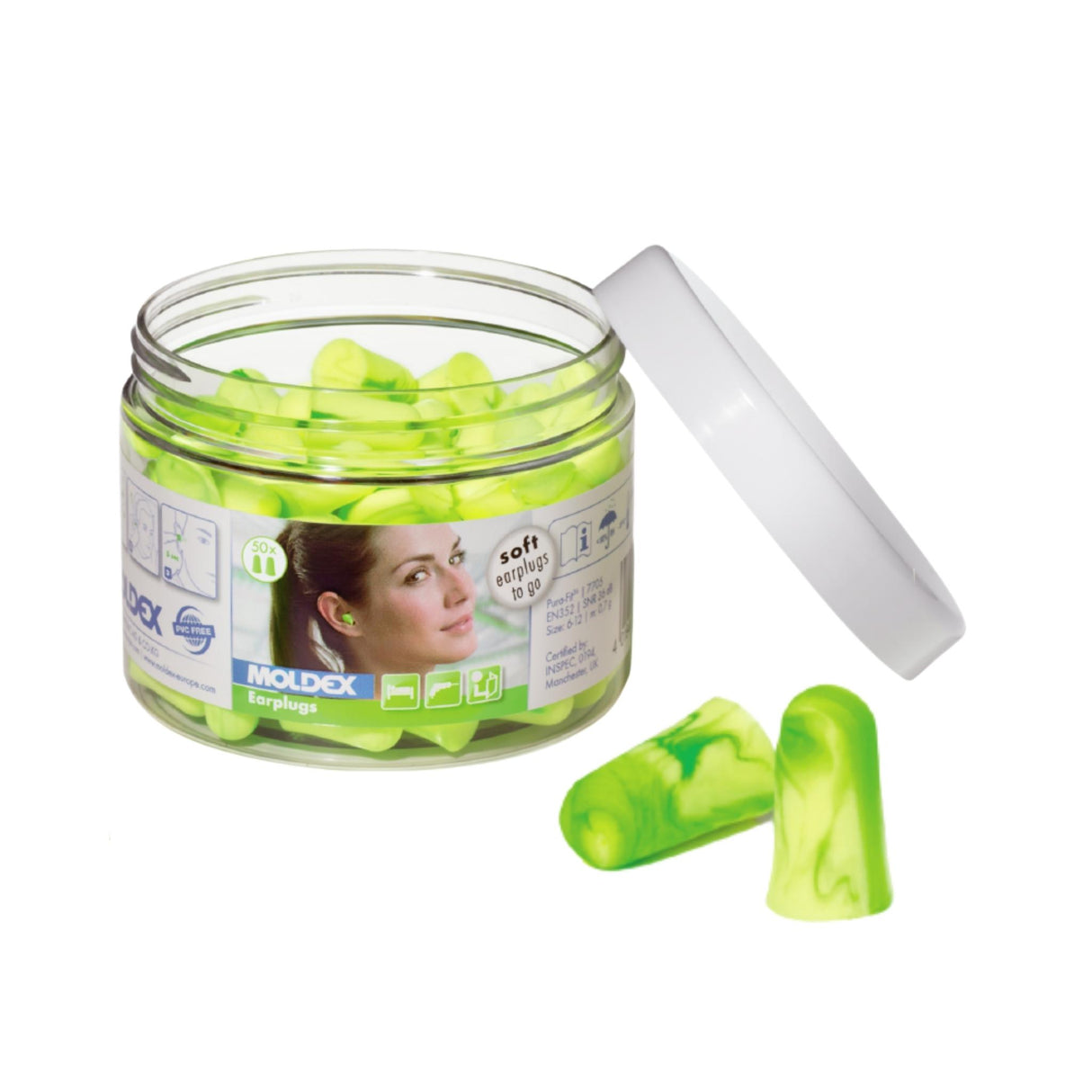 Ørepropper 7705 PuraFit, boks á 50 par