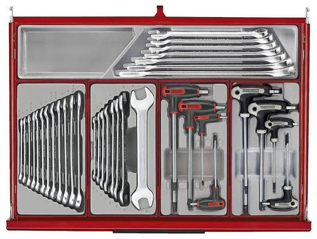 26" PRO35™ verktøysett 628 deler rød TKW26R628T