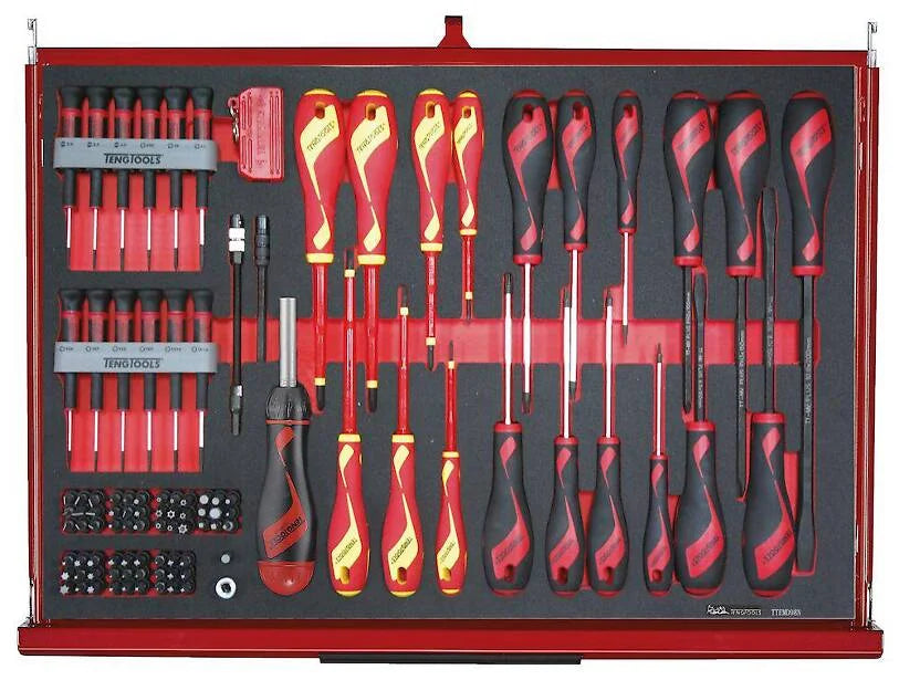 26" PRO35™ FOAM verktøysett 335 deler rød TKW26R335F