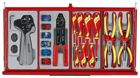 26" PRO35™ stablet verktøysett 1034 deler rød TKS26R1034T