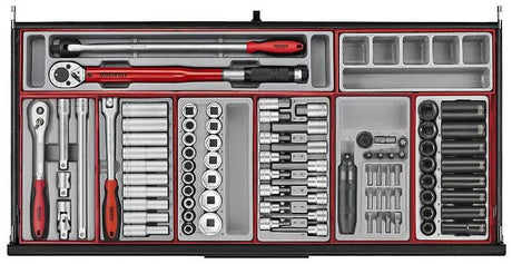 37" PRO35™ Teng Tools verktøysett 1008 deler svart TKW37B1008T