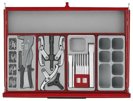 26" PRO35™ FOAM verktøysett 278 deler rød TKW26R278F
