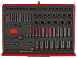 26" PRO35™ stablet verktøysett FOAM 528 deler rød TKS26R528F