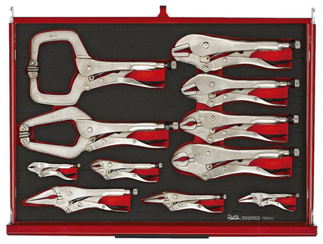 26" PRO35™ stablet verktøysett FOAM 528 deler rød TKS26R528F