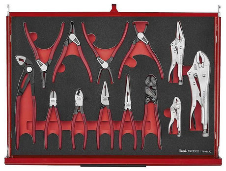 26" PRO35™ stablet verktøysett FOAM 702 deler rød TKS26R702F