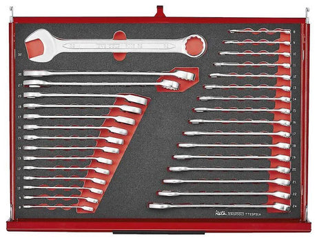 26" PRO35™ stablet verktøysett FOAM 702 deler rød TKS26R702F