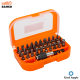 1/4" bitssett for spor/Phillips/Pozidriv/TORX®/sekskantskruer – 31 deler