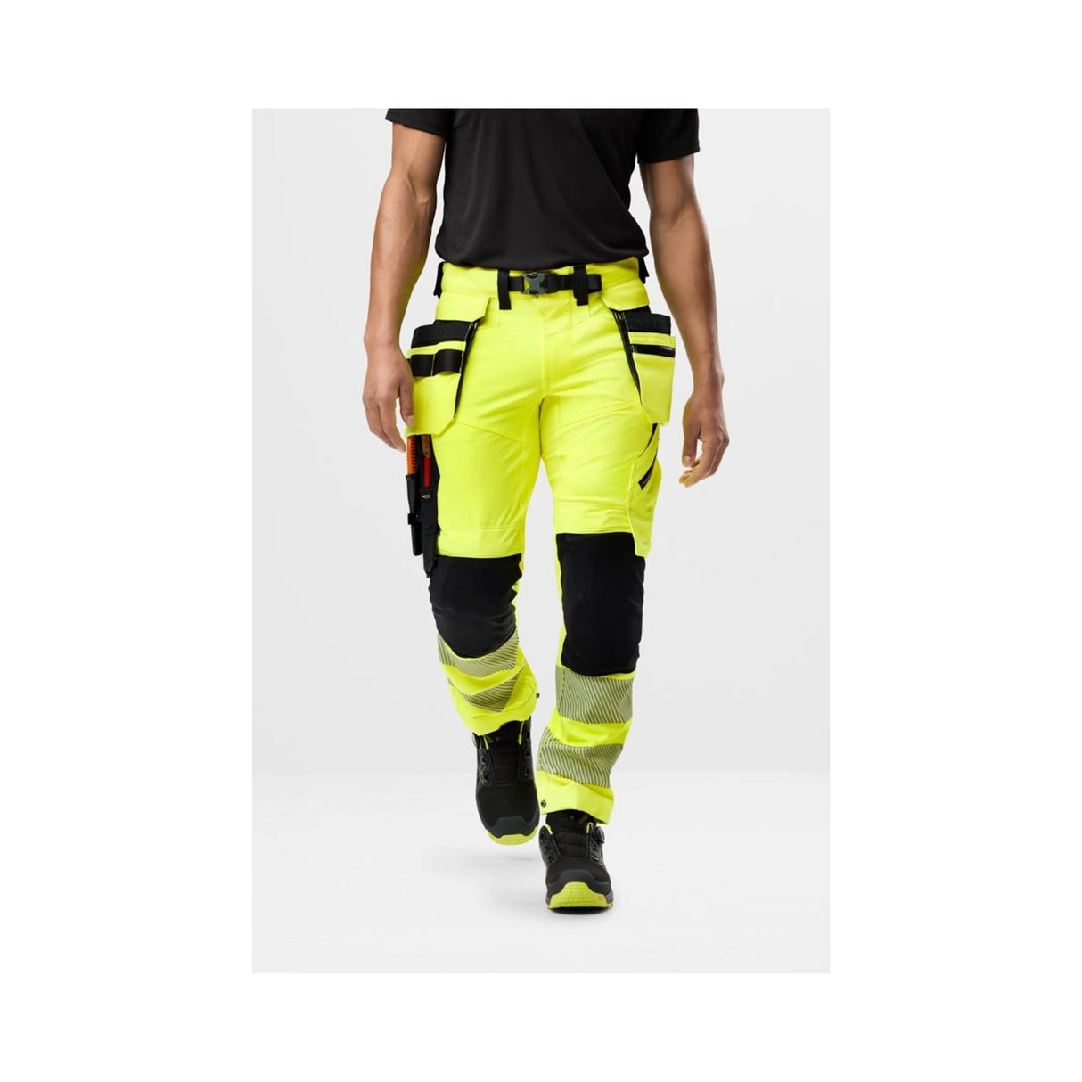 High-Vis 6930, Arbeidsbukse med avtakbare hylsterlommer, Klasse 2
