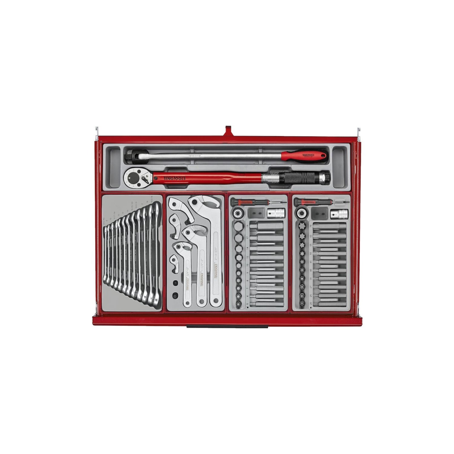 26" PRO35™ stablet verktøysett 753 deler rød TKS26R753T